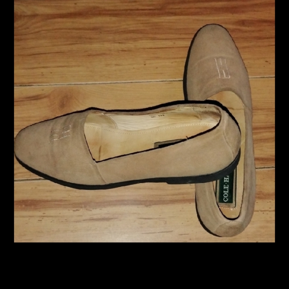 Cole Haan Women's Tan Leather Loafers. Size 8.5,N - Picture 5 of 6